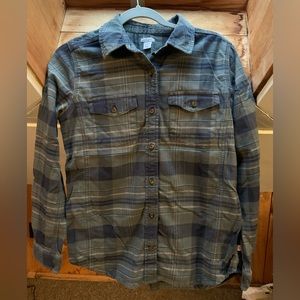 Carhartt size S button up flannel blue